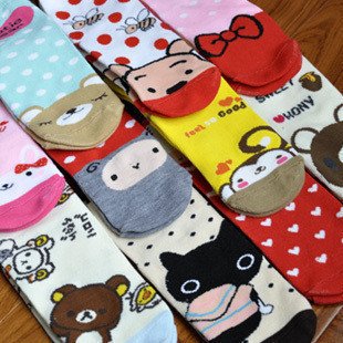 The long version of a long paragraph cartoon socks lovely female students socks