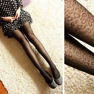 The most fashionable leopard sexy pantyhose wild super thin fixes the hook wire