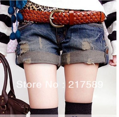 The new spring and summer K712 leisure flanging wor joker cowboy small hot pants