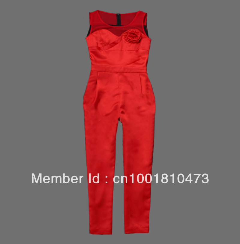 The new spring Couture cultivating flowers decoration self-cultivation conjoined pants Jumpsuit