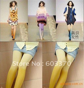 THE NEWEST ARRIVE Gradient VELEVT Sock Woman Sexy Pantyhose