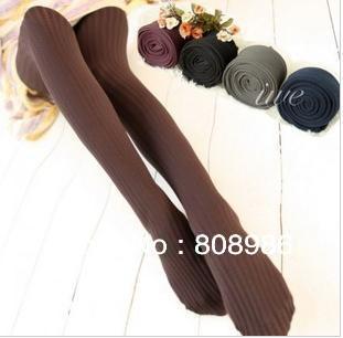 The original single vertical stripes show thin panty hose rib twist socks female trample feet pants