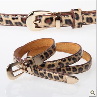 The real thing belt han female joker leather lady candy color slender waist belt decoration fashion belt