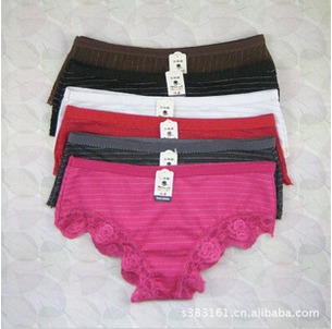 The shopkeeper recommend ! independent packing Women's panties 100% cotton panties briefs variety of flower at a low price