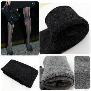 The silver bamboo charcoal fiber thickening Double super-thin pantyhose