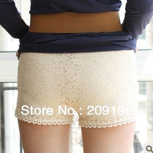 The summer double crochet lace three pants , leggings safety pants anti emptied shorts female