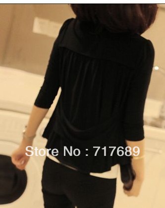 The temperament authorization Autumn essential cardigan air conditioning sweater sleeve solid color sun