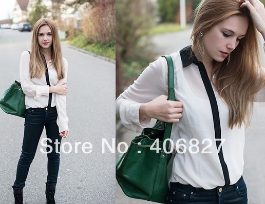 The top grade women's shirt long-sleeved cardigan outlet end of a single 728 branda001