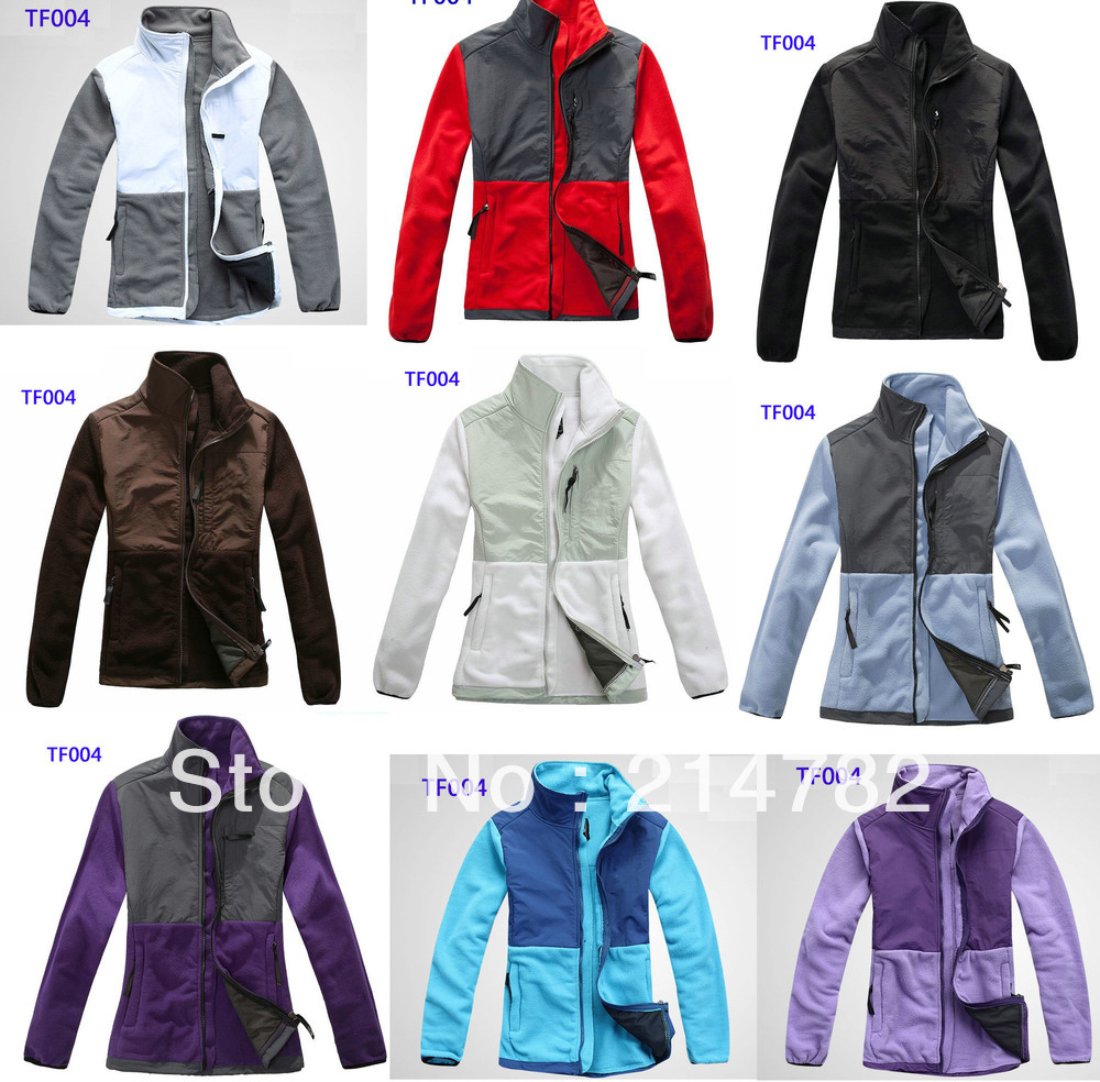 The Women's Sportwear denali fleece Jackets Outerwear Camping Windproof Coats 10Colors TF004