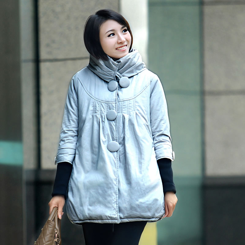 Thermal 2012 maternity clothing winter outerwear maternity wadded jacket cotton-padded jacket thickening maternity cotton-padded