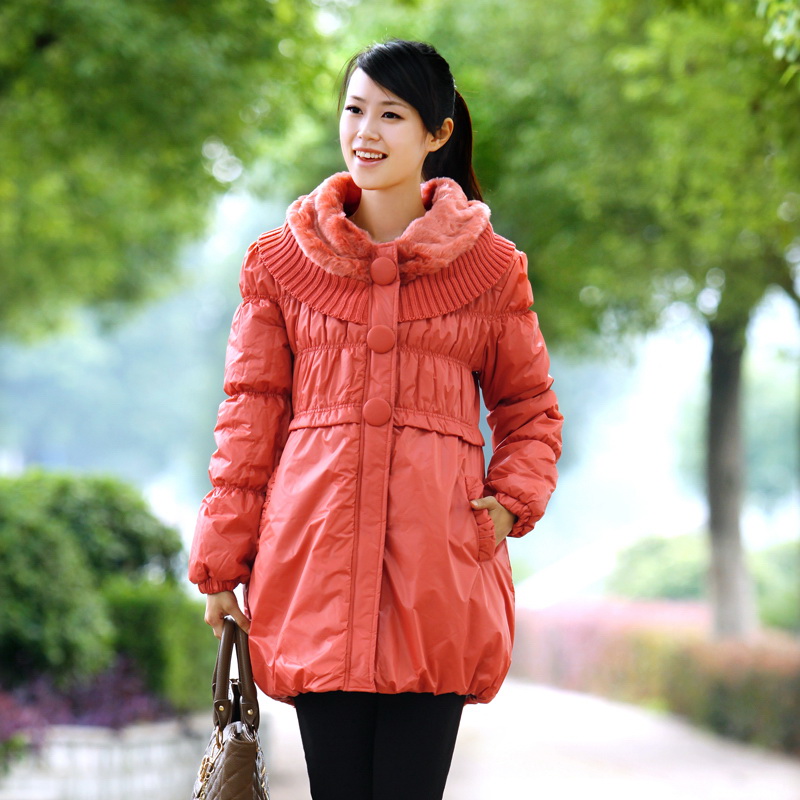 Thermal 2012 maternity clothing winter outerwear maternity wadded jacket cotton-padded jacket thickening maternity cotton-padded