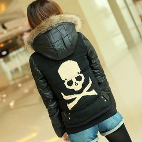 Thermal casual wadded jacket cotton-padded jacket 12042 free shipping