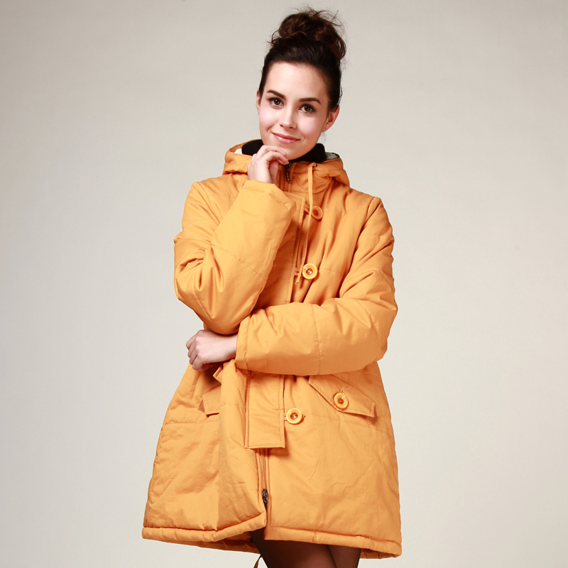 Thermal maternity clothing plus size winter top outerwear thick wadded jacket cotton-padded jacket u510
