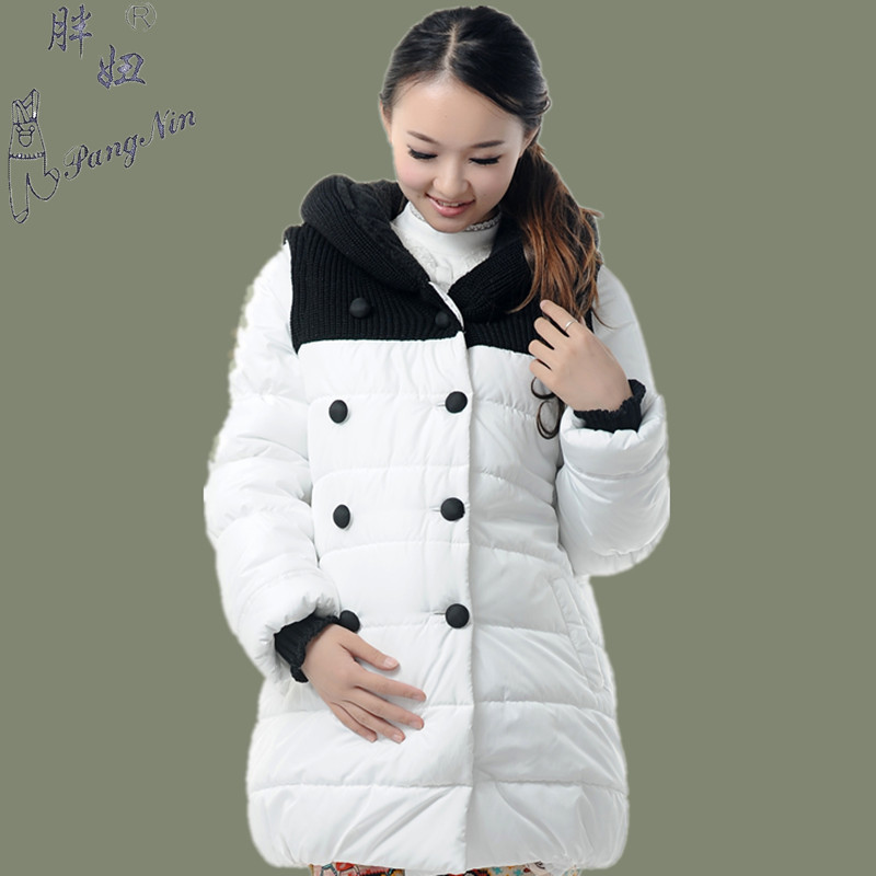 Thermal maternity wadded jacket cotton-padded jacket outerwear maternity clothing overcoat autumn and winter down wadded jacket