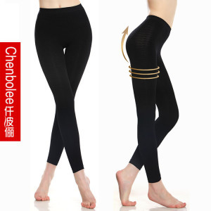 Thermal stovepipe De-Forest abdomen drawing butt-lifting body shaping pants seamless leg warm pants