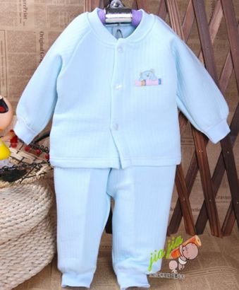 Thermal Underwear buckle collar before the opening of bamboo fiber baby clothes children`s underwear Y1320 free shipping