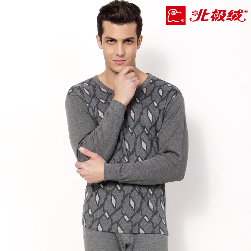 Thermal underwear male o-neck long johns long johns set bamboo cotton thermal underwear