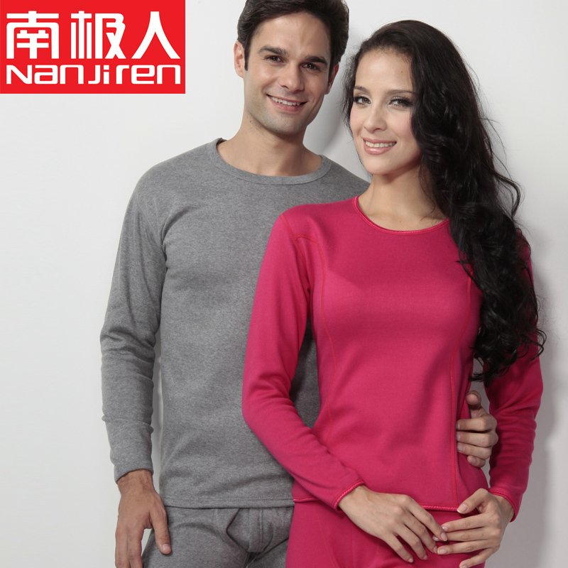 Thermal underwear thickening plus velvet male women's thermal underwear set thermal clothing