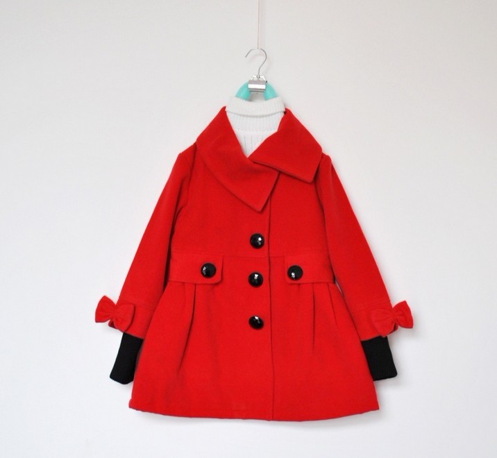 Thick outerwear, coat suit for girls of 120-150cm , children clothing, good quality, fasion stype,drop shipping