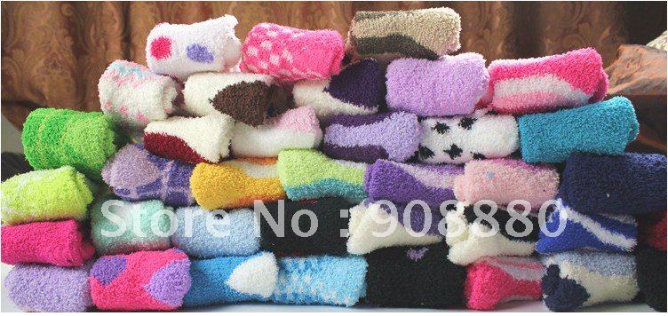 Thick warm socks, coral cashmere socks, half of cashmere socks and towel/Free shipping/warm/Men and women/Wholesale price. /