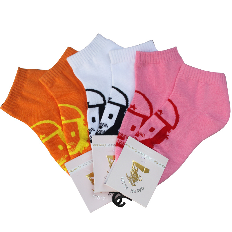 thickening 100% cotton women's half loop pile towel socks 9026