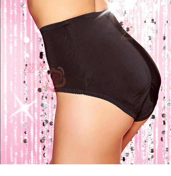 Thickening abdomen drawing butt-lifting silica gel butt panties bottom pants butt-lifting pants butt-lifting panties insert