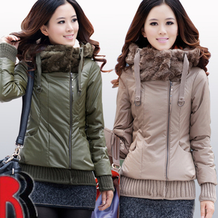 Thickening cotton-padded jacket winter wadded jacket outerwear 11854 free shipping