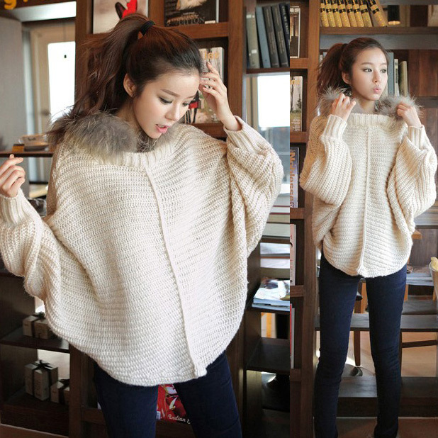 Thickening pullover sweater outerwear 11607 free shipping