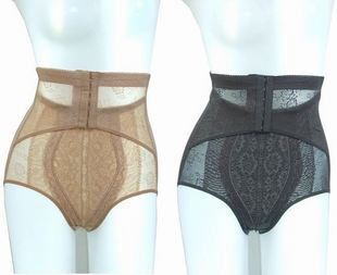 Thin bamboo drawing butt-lifting abdomen slender waist slimming pants trigonometric corset pants body shaping pants