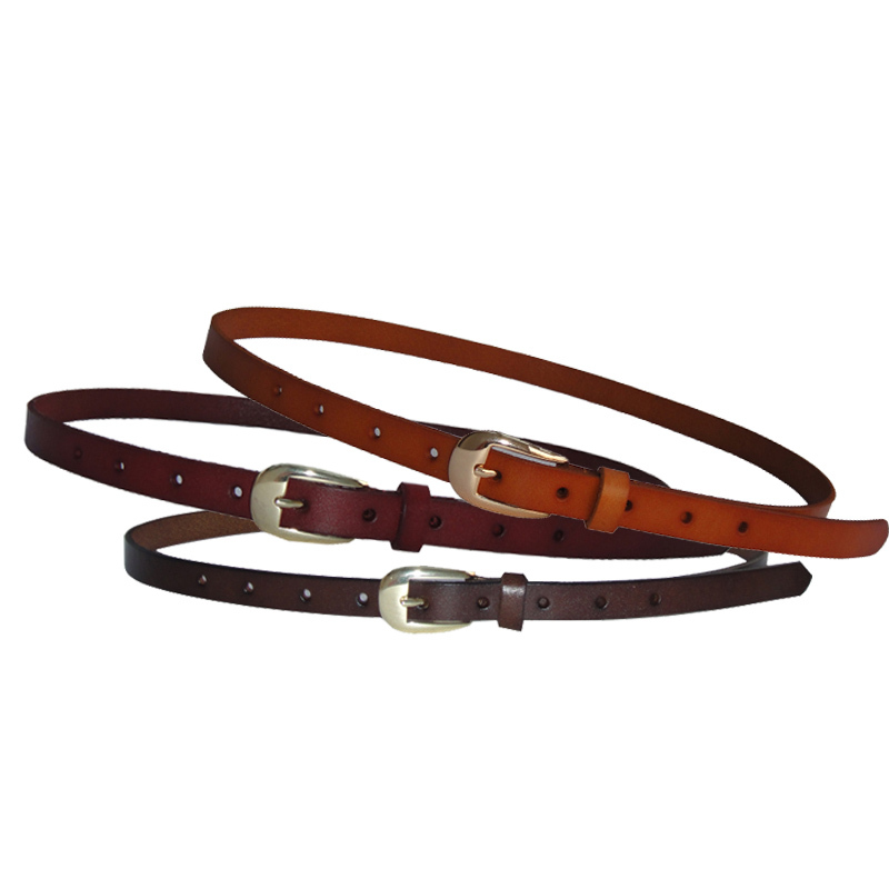 Thin belt fashion genuine leather first layer of cowhide women's belt casual all-match strap Women 3111