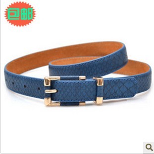 Thin belt female all-match decoration genuine leather belt strap women's Women fashion