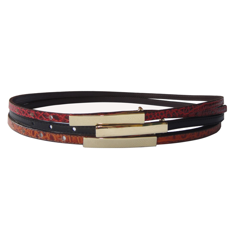 Thin belt female genuine leather fashion all-match belt decoration cowhide strap elegant 2215