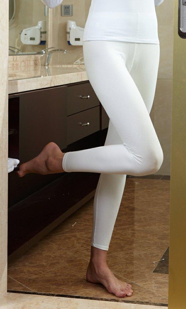 Thin cotton lycra women's autumn and winter basic all-match tight-fitting w259 warm pants