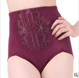 Thin high waist panty postpartum abdomen drawing butt-lifting stovepipe pants bottom beauty care body shaping pants