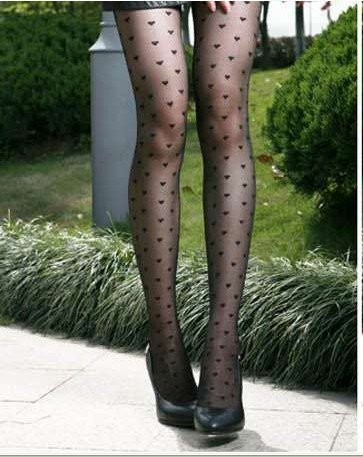 Thin jacquard pantyhose mesh stockings stockings with pants