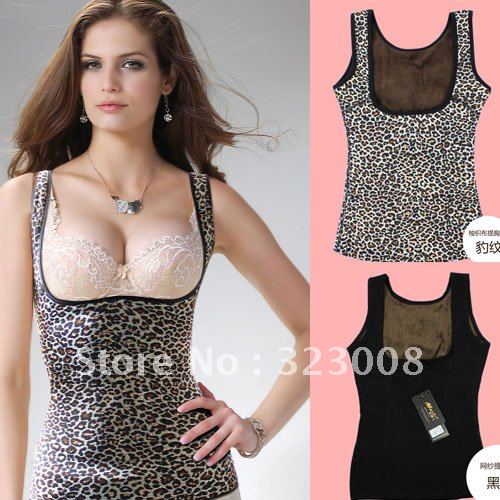 THIN Sexy tight Seamless Body Sculpting  Women's Thermal Underwear Set  6 sizes Women Model body mention breast vest 3pcs/pack