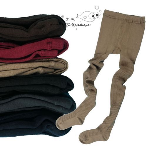 Thin vertical stripe modal vertical stripe pantyhose socks