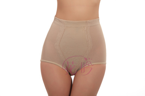 Thin women's shaper mid waist body shaping pants breathable