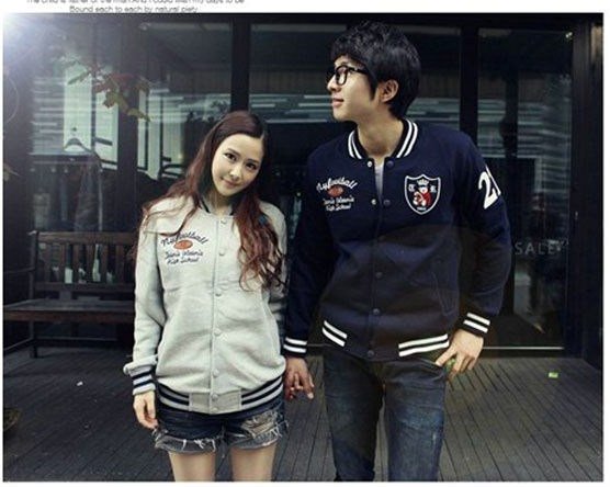 Three Colors 2012 Autumn Winter Men's Women's Manufactory Suppy NO 21 Letter Sport Bear Varsity Jacket Baseball Coat S-XL