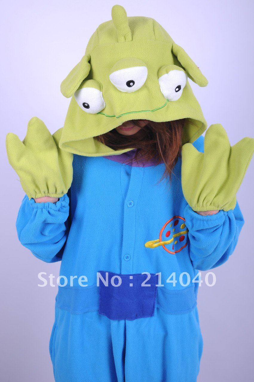 Three Eyed Monster Animal Costume Kigurumi Pajamas Adult Cosplay Sleepwear