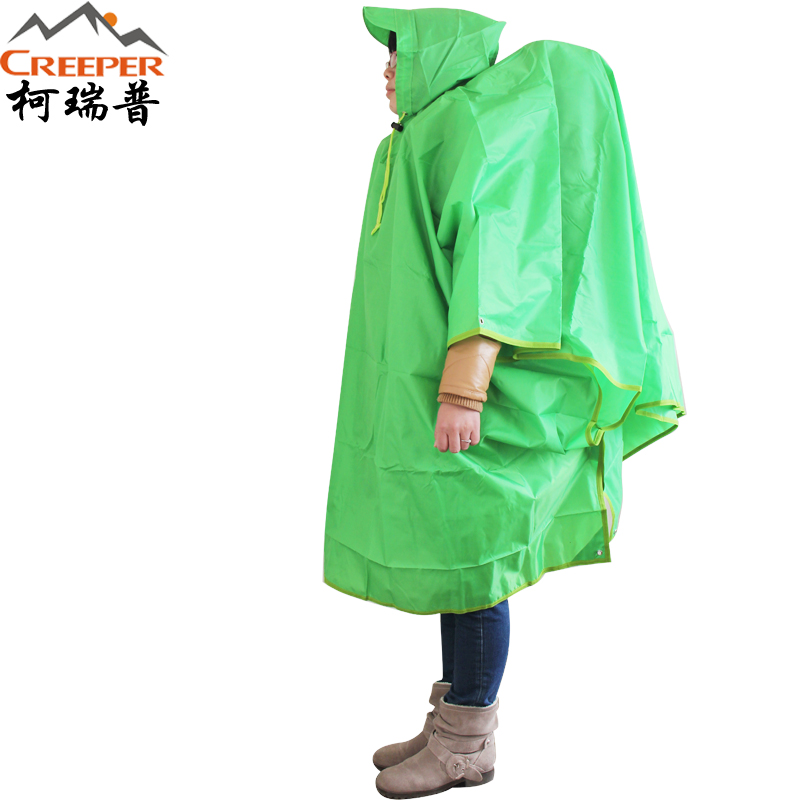 Three-in hiking raincoat ground cloth outdoor raincoat travel poncho xf-f1001 Free shipping