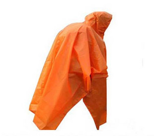 Three-in raincoat poncho multifunctional rain cover mat backpack raincoat poncho