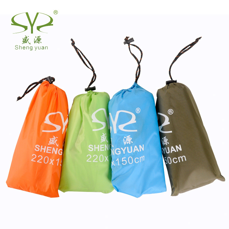 Three-in shengyuan multifunctional outdoor poncho mat shade-shed hiking raincoat rain cover 0.28