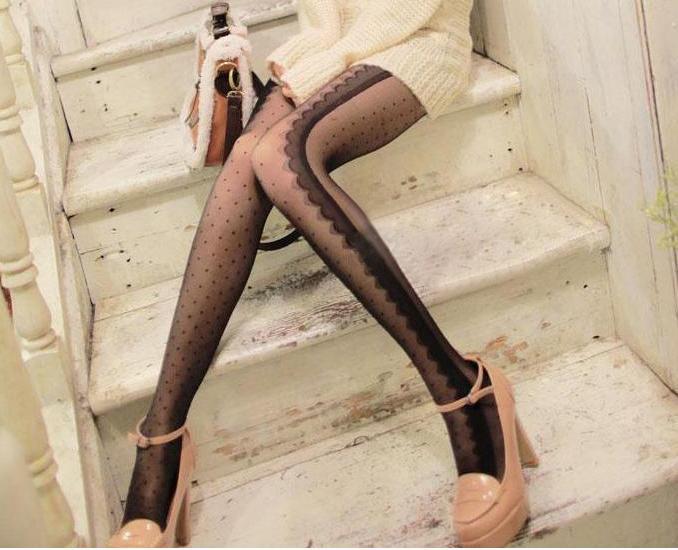 Tide joker necessary silk stockings pantyhose S077 #