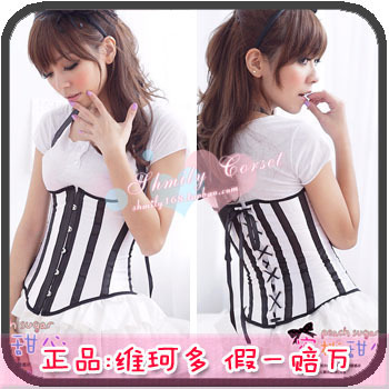 Tiebelt body shaping cummerbund thin waist abdomen drawing royal shaper waist clip corseta831
