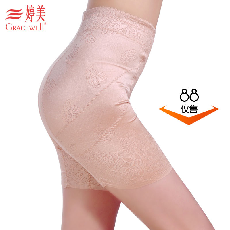 Tingmei body shaping pants butt-lifting slim waist beauty care pants thin comfortable seamless corset pants drawing abdomen
