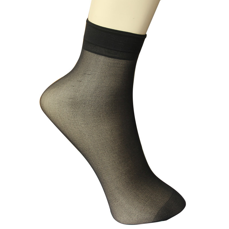 tiptoe transparent Core-spun Yarn short stockings short socks female
