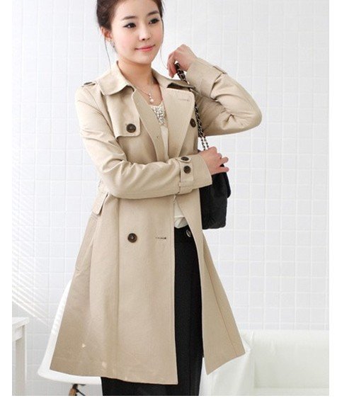 TJ9970 latest CHIC Luxury trench coat korean new design coat