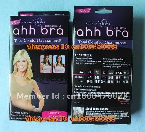 (To AU/NZ/JP etc) Free shipping 60pcs/lot=20 boxes AHH Bra Leisure Bra Body Shaper