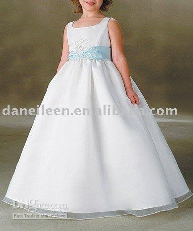 Toddler Girl Little Princess Beautiful Flower Girl Dress-DE-EF0067